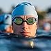 R1 Goggle Anti-Fog Swim Goggles with RAPIDSIGHT Razor Sharp Optics - Amber Mirror