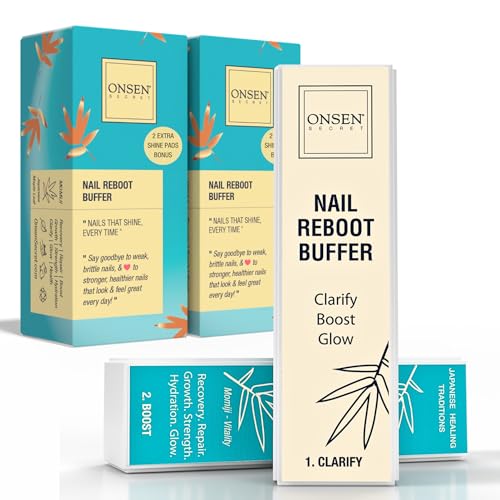 Bloc polissoir à ongles 3 faces pour un lissage doux et brillance naturelle