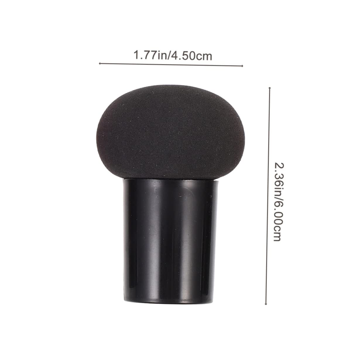 PartyKindom 6Pcs Mushroom Makeup Sponges Dual Use Powder Puff for Liquid Foundation and Material for Home and Salon Use Blending Kit for Women