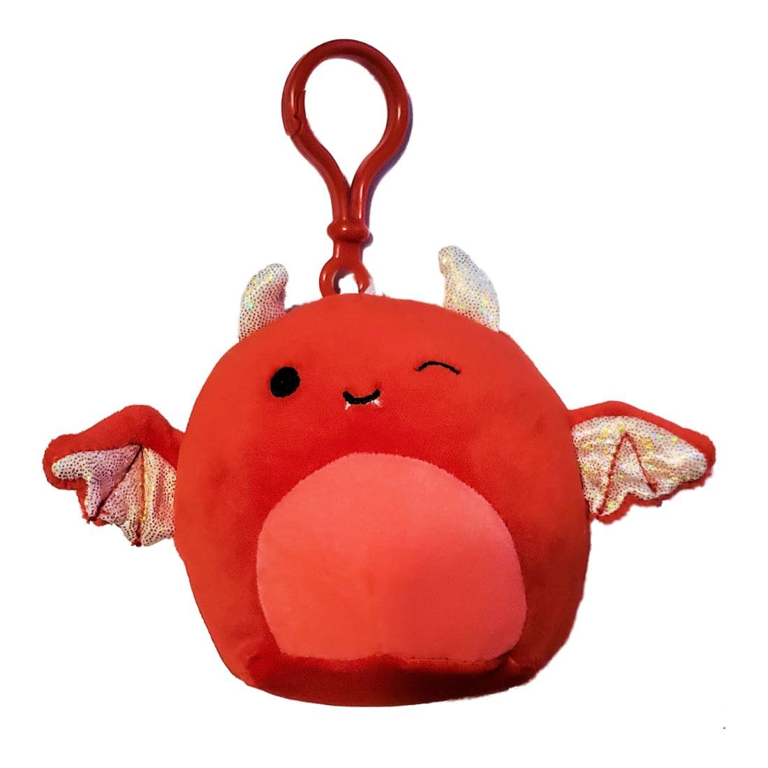 Squishmallows 3.5" Clip-On Karlie The Red Bat