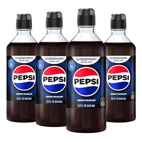 SodaStream Pepsi Zero Sugar Drink Mix, 4 Pack...