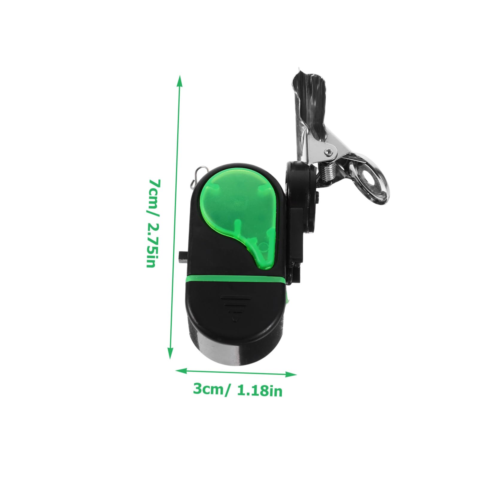 EXAOMBLE Fishing Pole Bell 3pcs Electronic Fishing Alarm High Sensitivity Loud 80db for Carp