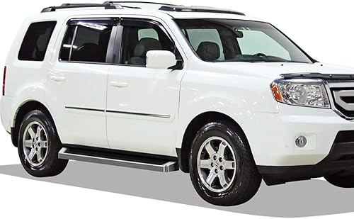 Miniatura 4 de Estribos laterales iBoard para Honda Pilot Sport Utility 2009 - 2015, 4 puertas, Plateado