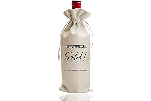 Realtor and Housewarming Gift - Personalized Wine Bag