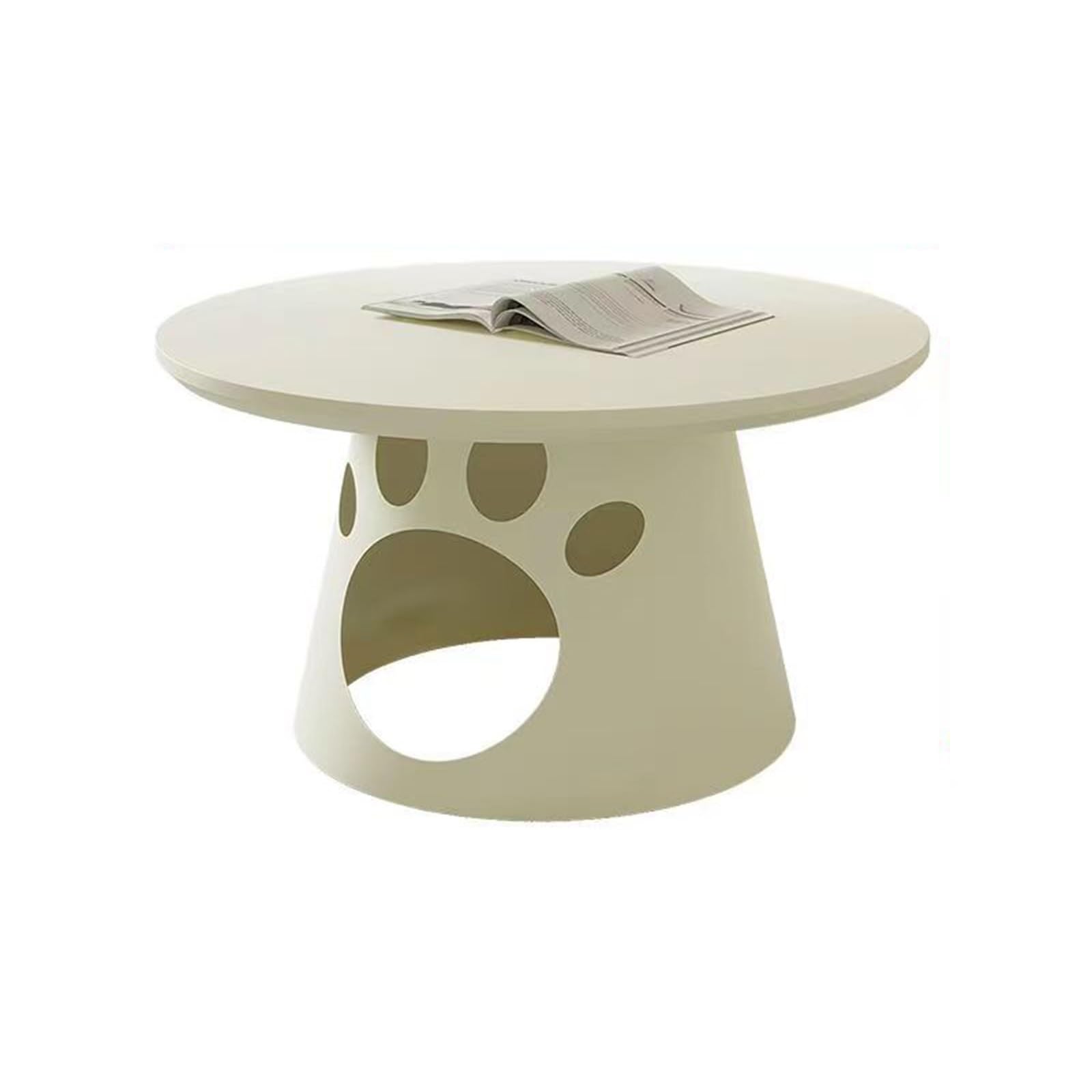 Table basse patte de chat pour un salon cocooning et une chambre chaleureuse