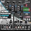 Pyle Bluetooth DJ Mixer – 3 Channel Audio Mixer with USB MP3 Player, 2 Mic Inputs, RCA Line Output, Crossfader & Headphone Monitoring – Compact Mixer for Home DJ, Karaoke & Parties #4