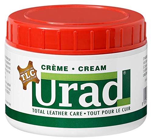 Urad. Leather Care and Leather Conditioner. Made in Italy Leather Cream, Moisturizer for Refurbishing and Restoring and 5X Euroclean Emergency Spot Cleaning Wipes. (Red)
