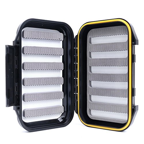 Maxcatch Waterproof Fly Fishing Easy Grip Flies Foam Fly Box (Slit Foam)