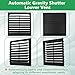 AIWFL 18 Inch Aluminum Automatic Exhaust Shutter Louver Vent, Automatic Gravity Shutter Louver Vent for Home Attics, Workshops, Barn, Greenhouse