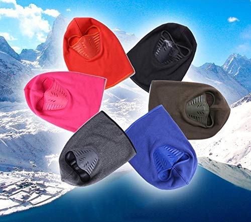 Image of V3E Unisex Winter Warm Balaclava Face Mask Bicycle Camping Ski Outdoor Masks Washable,Windproof Motorcycle Balaclava Outdoor Sports (Black)