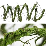 CONGZHANHH 118 inch Big Artificial Green Tree Branches Ivy Grapevine Garland Fake Tree Trunk Wall Door Hanging Plants Twigs Moss for Garden Home Wedding Outdoor Jungle Leaves Room Decoration