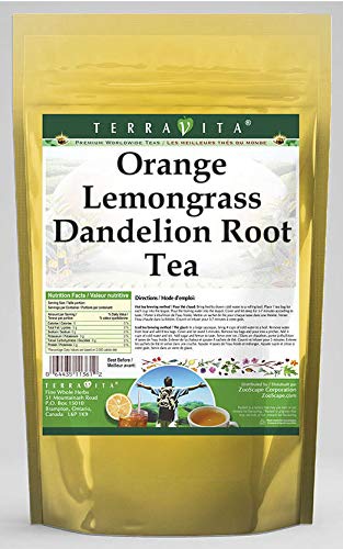 Té de raíz de diente de león de hierba de limón naranja (25 bolsitas de té, ZIN 560730)
