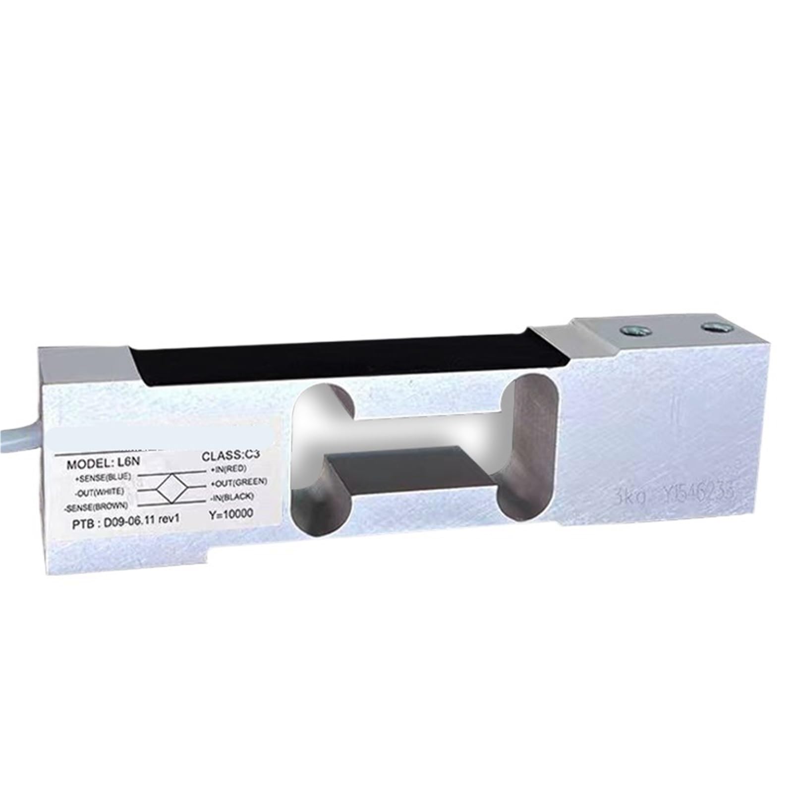 L6N bardzo precyzyjny czujnik wagowy, ogniwo wagowe o pojemności 3, 5, 8, 10, 15, 20, 30, 50, 100 kg, waga elektroniczna, waga do pakowania (50 kg)