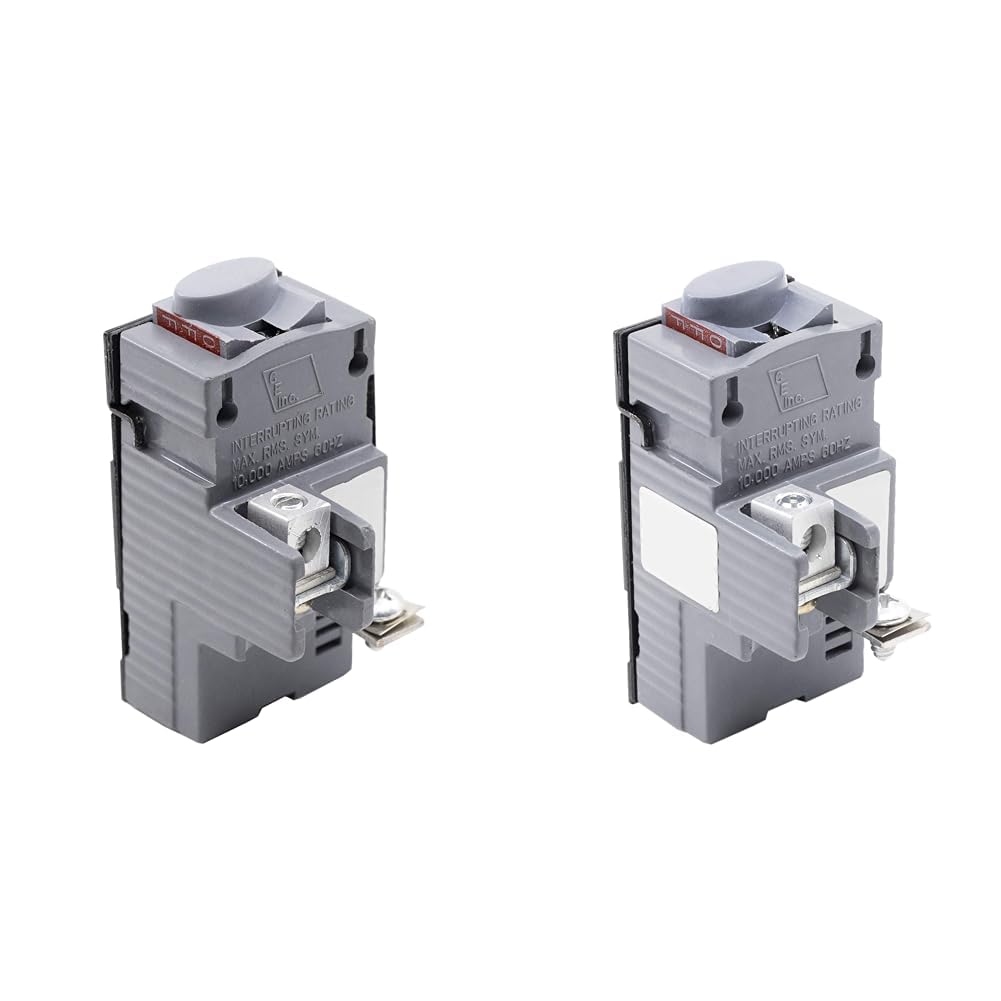 Connecticut Electric UBIP120-New Pushmatic P120 Replacement. One Pole 20 Amp Circuit Breaker, Gray & UBIP-115, One Pole 15 Amp, See Image