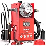 ANCEL L100 Automotive Smoke Machine Leak Detector with Adjustable Digital Pressure Gauge & Flow Dial, Safe Car Smoke Leak Tester for EVAP, Vacuum, Fuel, Exhaust, Intake Pipes Leak Detection