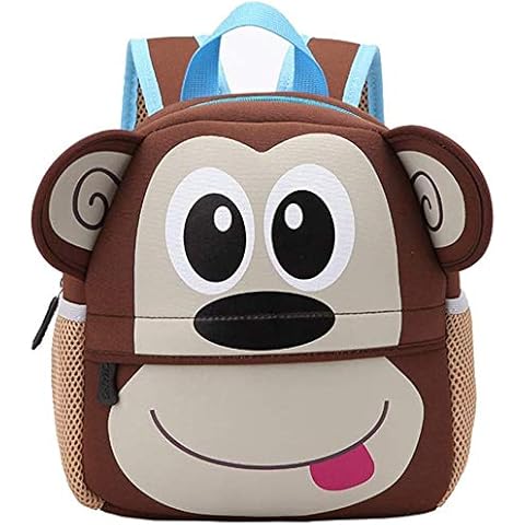 Yeelan Kids Backpack Waterproof Nursery Bag Children Rucksack Toddler School Daypack for Preschool Kindergarten School Travel etc(Monkey) Cover