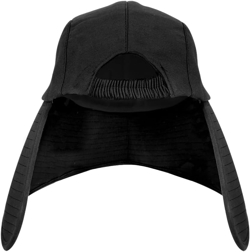 Women Wide Brim Sun Protection Bucket Hat Cotton Packable Full Face Sunshade Cap - Image 6