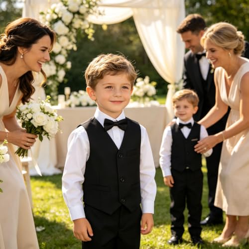 Image of Kids Vest for Boys Formal Suit Vests