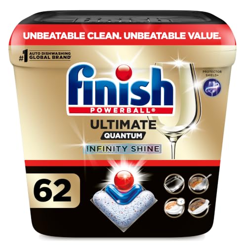 Finish Ultimate Quantum Dishwasher Pods, Infinity Shine, Fre...