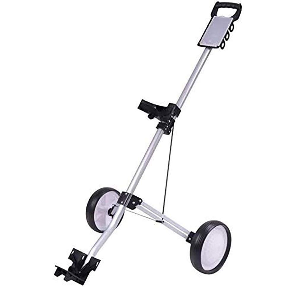 Buy DYB Golf Push Cart Trolley 2 Wheels Push Pull Golf Cart, Swivel