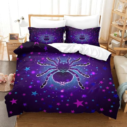 Housse de couette super douce araignée étoilée pour des nuits féeriques