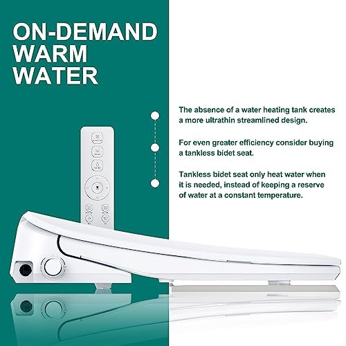 AQUATIZ-Elongated-Smart-Toilet-Bidet-Electric-Toilet-Seat-with-Self-Cleaning-Nozzle-Adjustable-Warm-Water-Deodorizer-Air-Dryer-LED-Night-light-Remote-Control