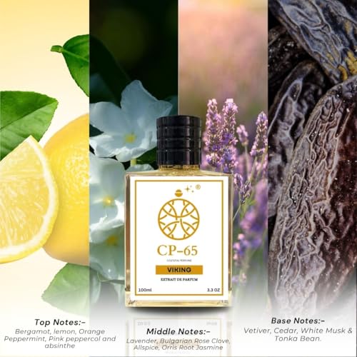 Image of for Men | Luxury Inspired from Viking | Pink Pepper, Mint, Lavender, Vetiver & Cedar Notes | 40% Oil Concentration | Long Lasting Upto 10-12 Hours | Extrait De Parfum 100ml