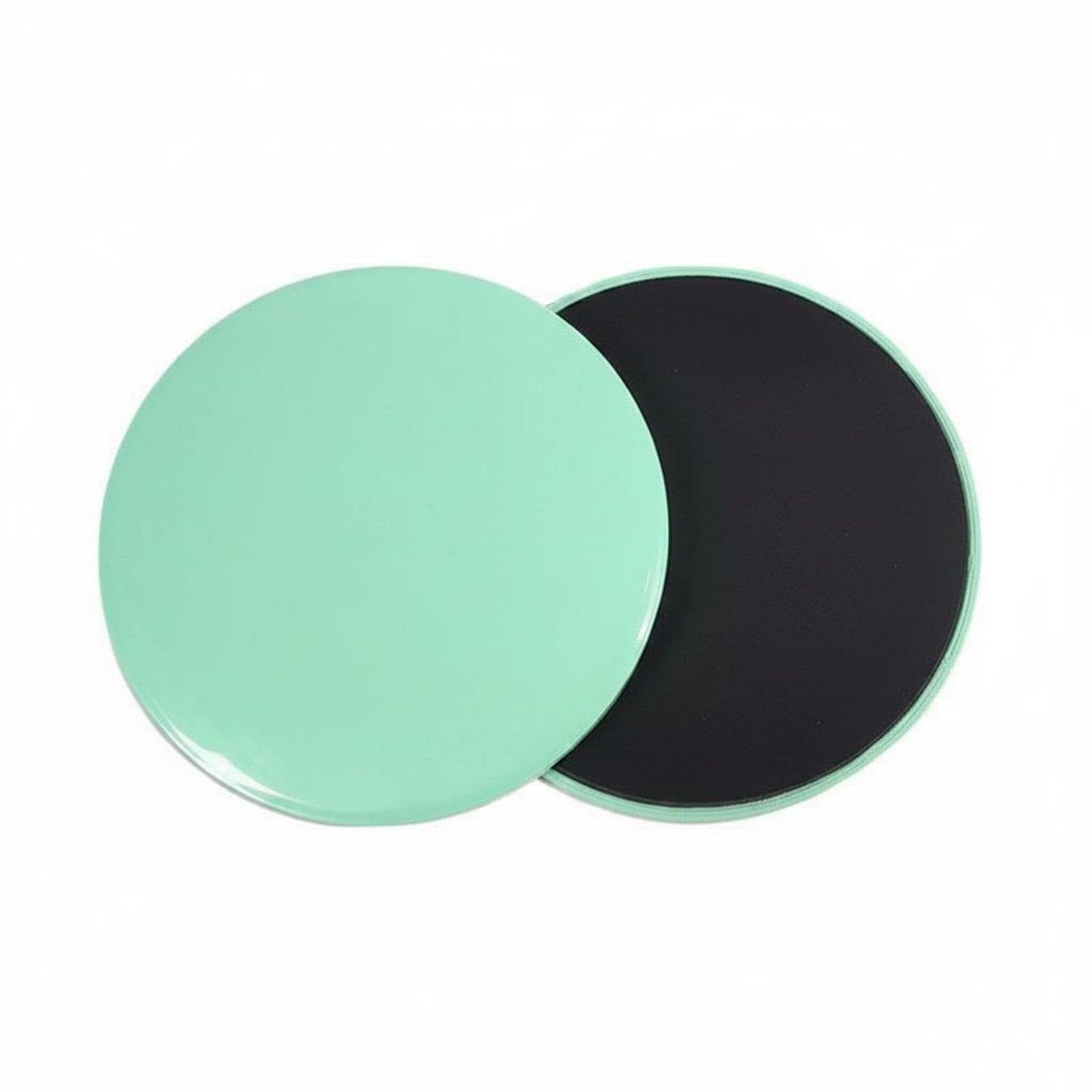 2 Pieces Pilates Sliders Low-Core Strengthening Sliding Discs Portable Exercise Sliders for Home Gym, Travel Mint Green-image-16