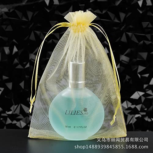 CACAZI Sheer Organza Bag Small: 100PCS 4 x 6 Goody Bag Candy Bag Drawstring Gift Bag Cover