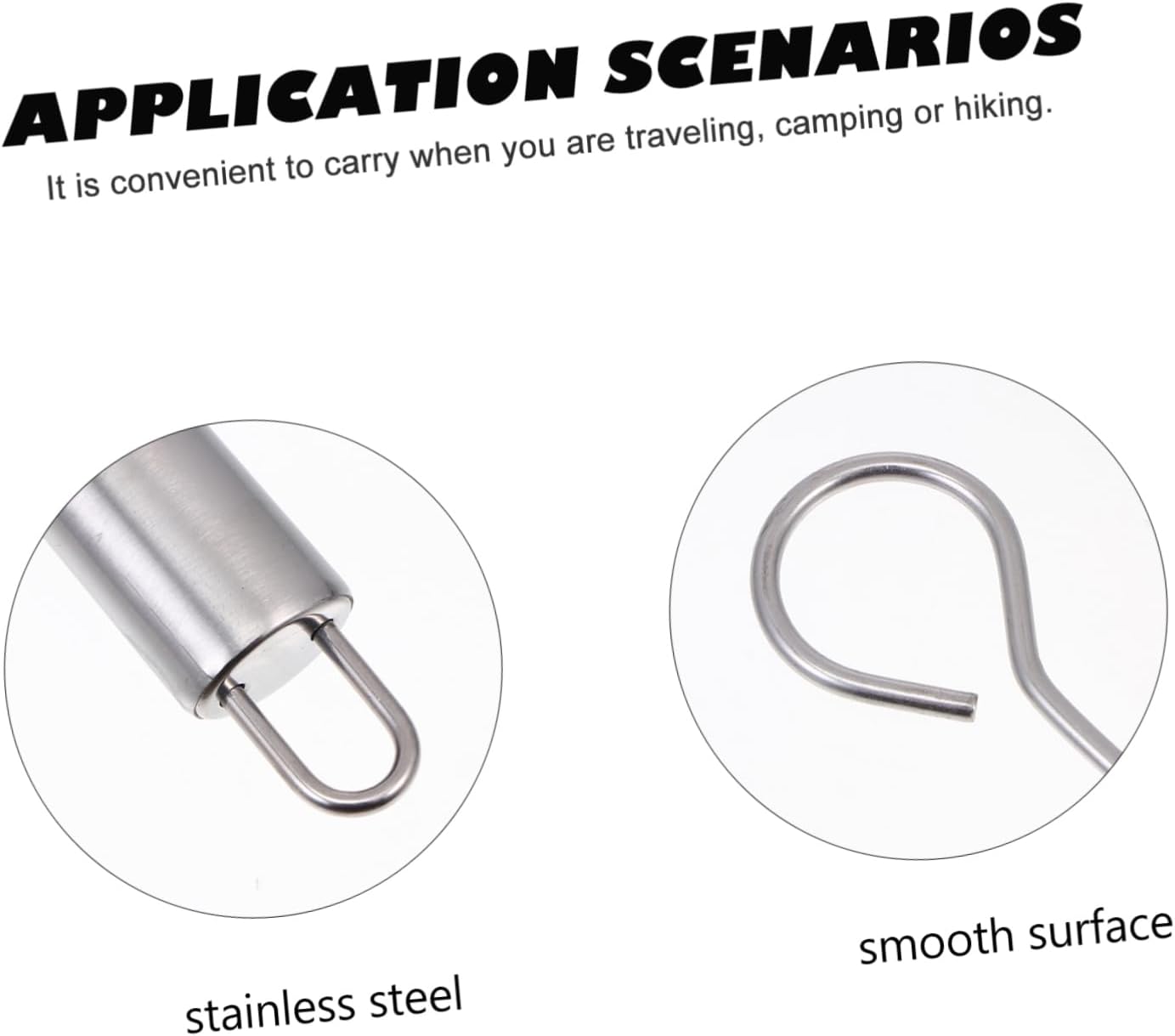 HANABASS Portable BBQ Tools Outdoor Stainless Steel Barbecue Utensils Kit Grilling Storage Bag