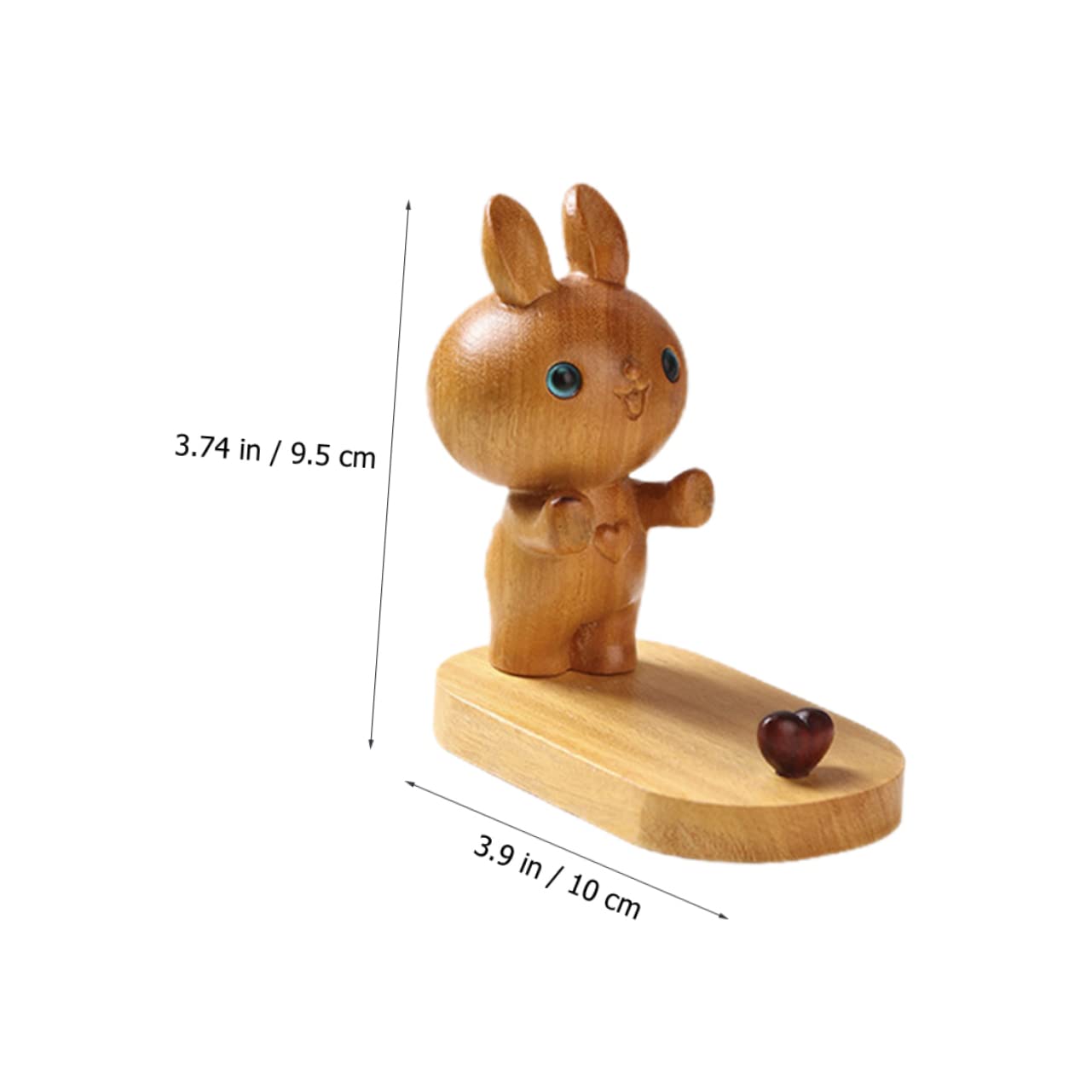 HEMOTON 4pièces Support De Téléphone Forme De Lapin Décoratif Et Adorable Support Mobile pour Bureau Accessoire Pratique pour Smartphone avec Base Stable