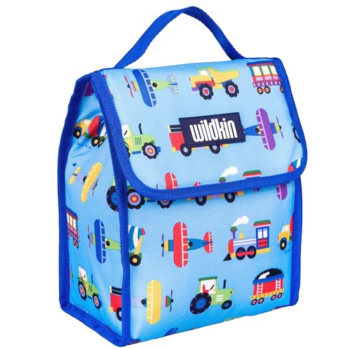 Image of Olive Kids Trains, Planes and Trucks Munch 'n Lunch Bag