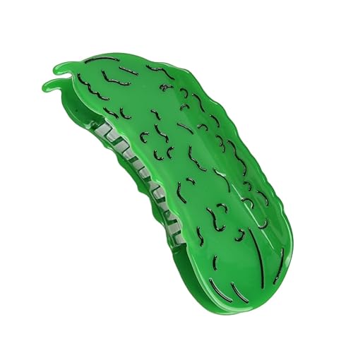 Pinzas para el pelo de pepino,Pinzas de pelo de acetato de celulosa,Pinzas de garra pequeñas para niña,Accesorios para el cabello