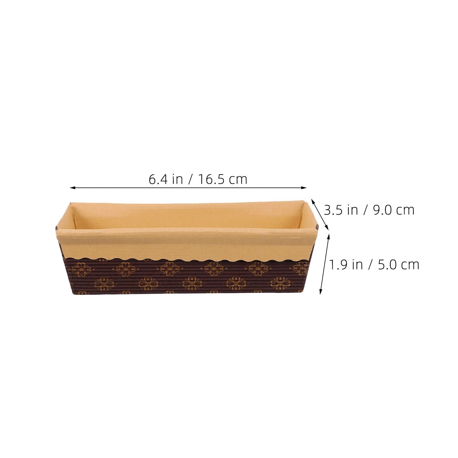 TIDTALEO Moldes de Papel Rectangulares en Forma de Barco para Hornear Pan, Resistentes al Aceite y Aptos para Microondas, Paquete de 50 Unidades para Cocinas y Fiestas