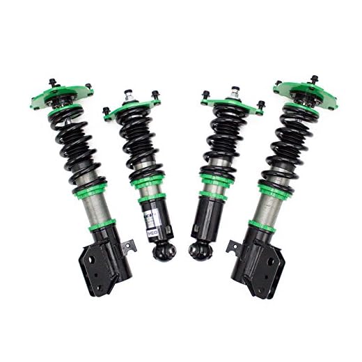 Rev9 R9-HS2-039 Hyper-Street II Coilover Suspension Lowering Kit, Mono-Tube Shock w/ 32 Click Rebound Setting, Full Length Adjustable, compatible with Subaru Impreza WRX (GR/GV) 2008-14