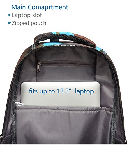 Bluefairy Boys Backpack Kids Elementary School Bags For Kindergarten Primary Bookbags For Back To School Lightweight Waterproof Nylon Sturdy Gifts(Camo Blue) #TOP5