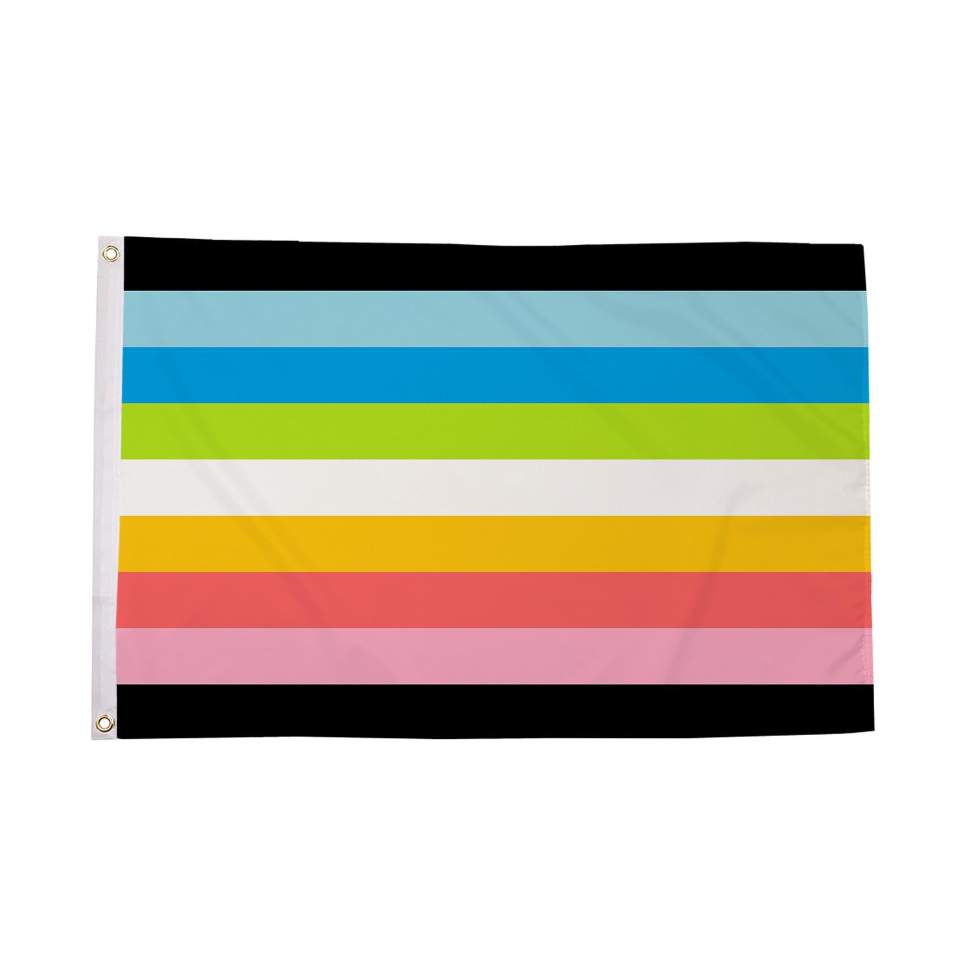 Flagtex Queer Pride Flag 5ft x 3ft LGBTQ Queer Pride Flag Rainbow Stripes Premium Quality Polyester Double Stitched Brass Grommets 150cm x 90cm Indoor Outdoor Banner Display