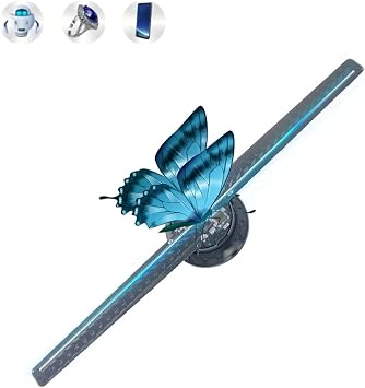3D Hologram Fan,hd Hologram Projector,Virtual Stereo Imaging,for Advertising Exhibition Display WiFi Version