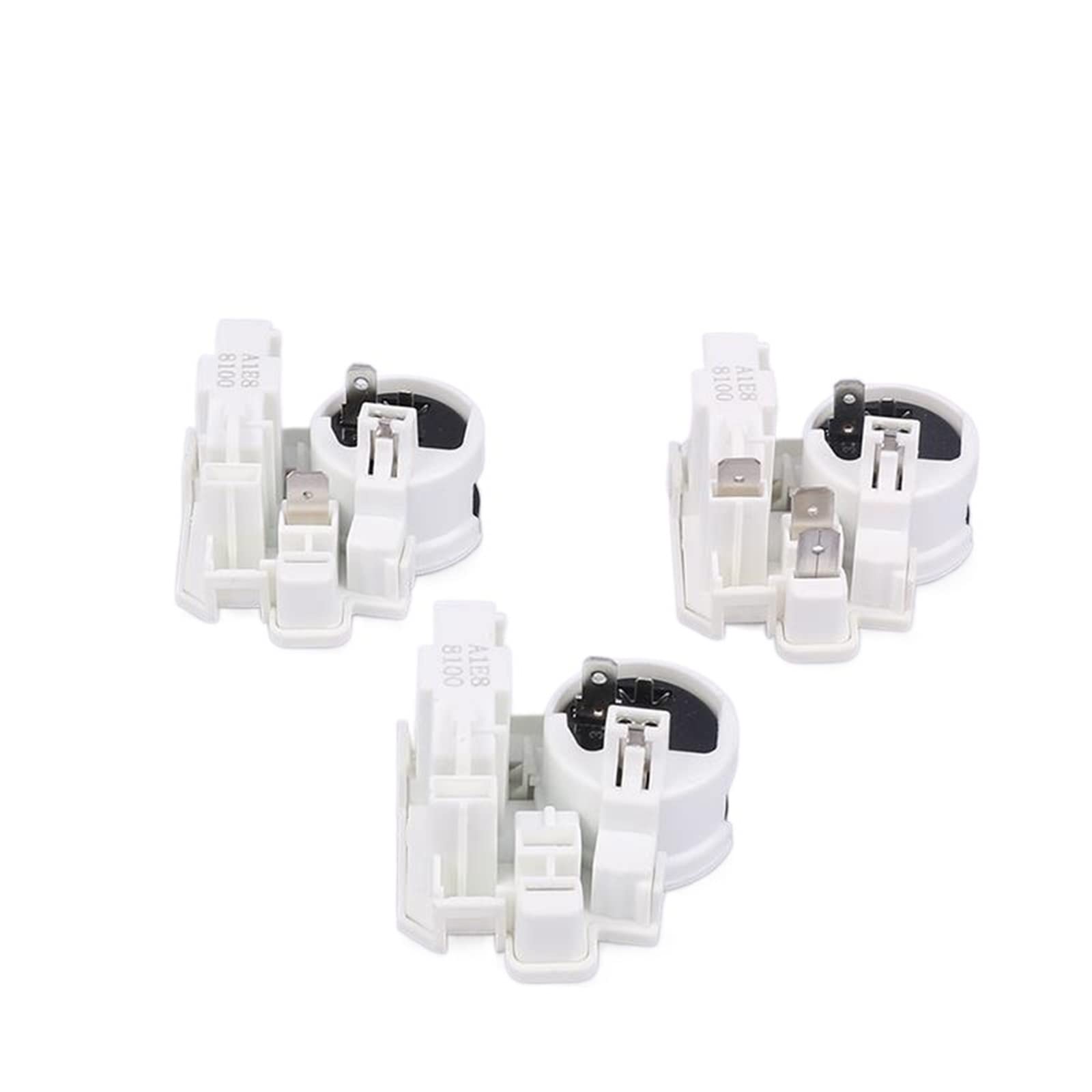 Piezas de recambio 1 piezas de repuesto for compresor de frigorífico y congelador A1E8 8100 PTC relé de arranque/arranque y protector de sobrecarga (Size : 1pc-02)