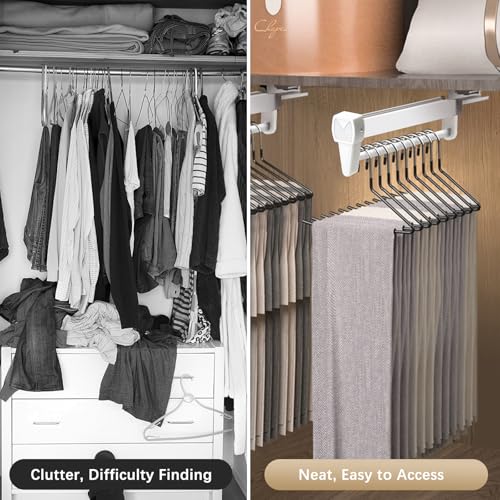 Tringle à vêtements extensible pour optimiser le rangement de dressing - 6