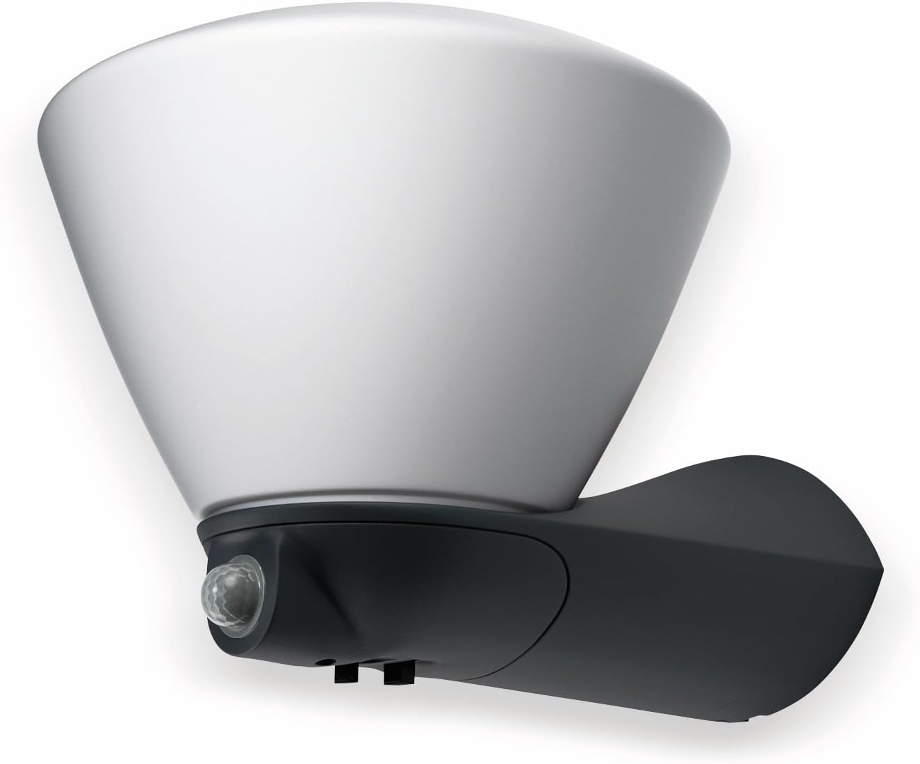 OSRAM LED wall-outdoor Luminaire / Endura Style Lantern Bowl Sensor / Motion sensor / Day-Night-Sensor / Aluminium Body / dark grey / 7 Watt / warm white - 3000K