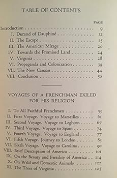 Hardcover A Huguenot Exile in Virginia or Voyages of a Frenchman Exiled for His Religion with a Description of Virginia & Maryland Book