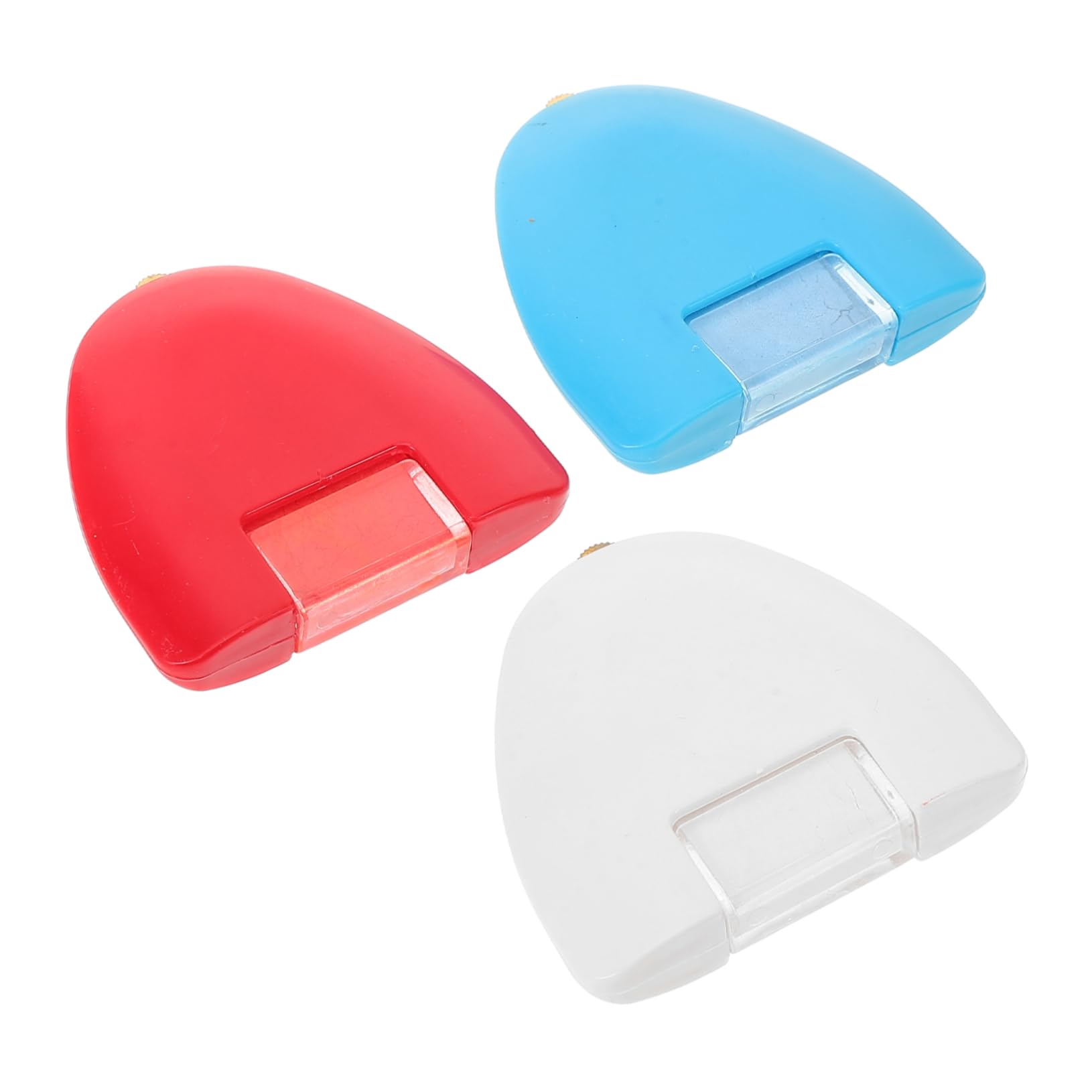 DOITOOL 3 Series Rueda De Polvo De Dibujo De Trazador Ranurado Marcador De Costura De Costura Marcadores Acolchado Tiza De Sastre Para Tela Calificación Modistas El Plastico 3 Piezas*3