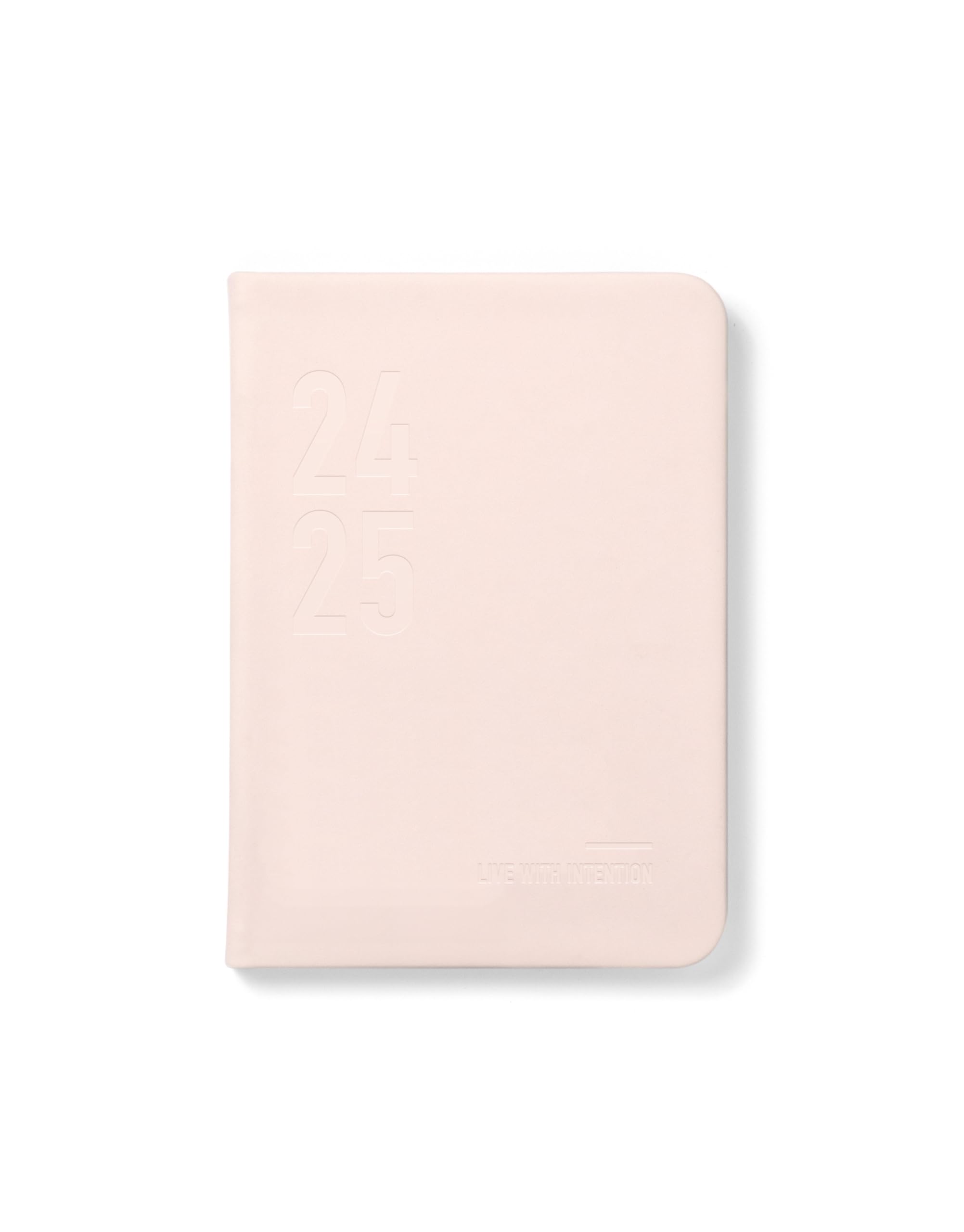 Letts of London Conscious A6 Academic 2024/2025 day to a page with appointments diary - rosewater