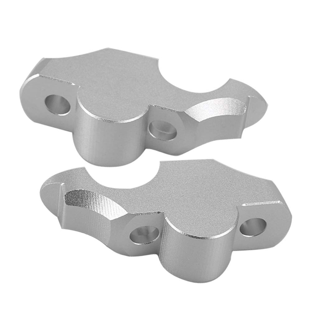 Cb500x Handlebar Riser Cb500x Handlebar Riser Cb500x Handlebar Riser Cb500x Handlebar Riser Adatto Per Morsetto Manubrio Sollevamento Manubrio Per Moto Montante Cnc, R Ninet R9t 2014 2018 (Argento) A