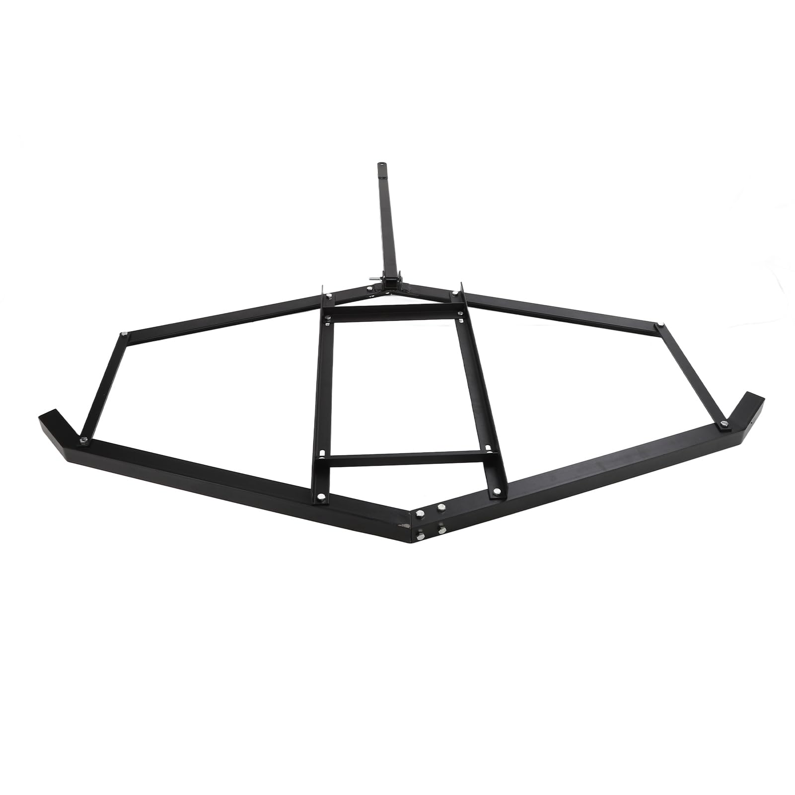 Fafeicy Rastrillo Nivelador de Césped de Acero Resistente de 74 Pulgadas, Construcción Duradera, Peso Máximo de 50 Libras, Ideal para Remolques de Jardín ATV UTV y Nivelación de Patio