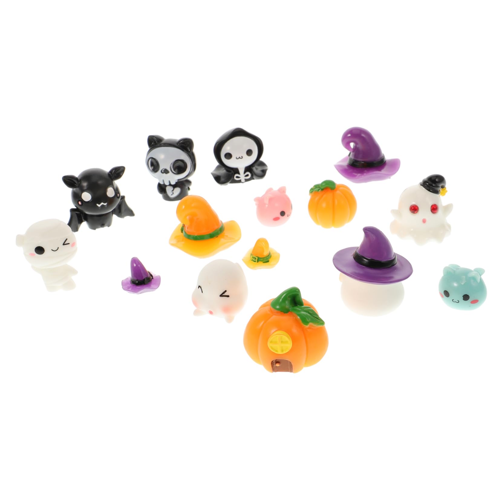 Accesorios para fiestas de Halloween con miniaturas de resina para maquetas