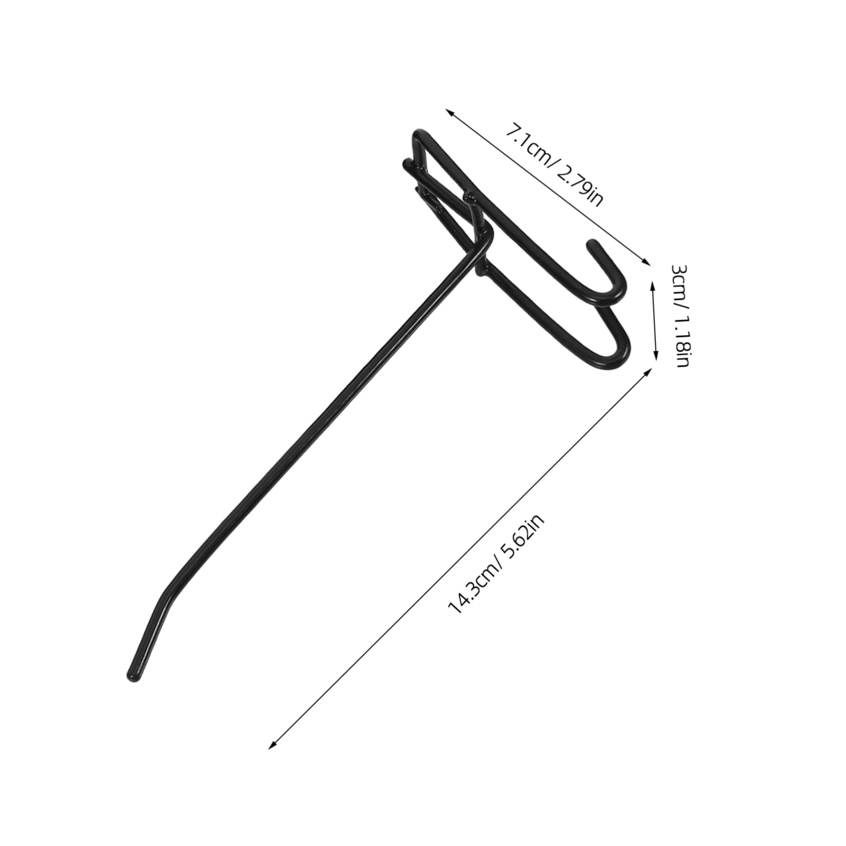 ARTIBETTER 10 Pack Grid Hook Wall Display Hanger Heavy Duty Utility Hooks for Kitchen Supermarket Jewelry Organizer Easy Installation Aesthetic Enhancement