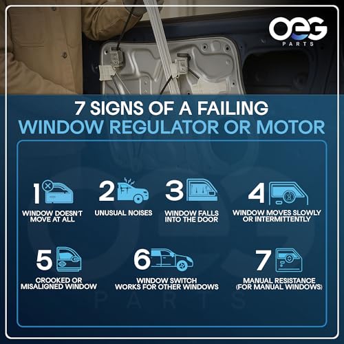 Image of OEG Parts New Window Regulator W /Motor Rear Drivers Side Left RLH Compatible With 2005-10 CHLER 300, 2006-10 Dodge Charger & 2005-08 Magnum, 5065473AC 5065473AF 748-546