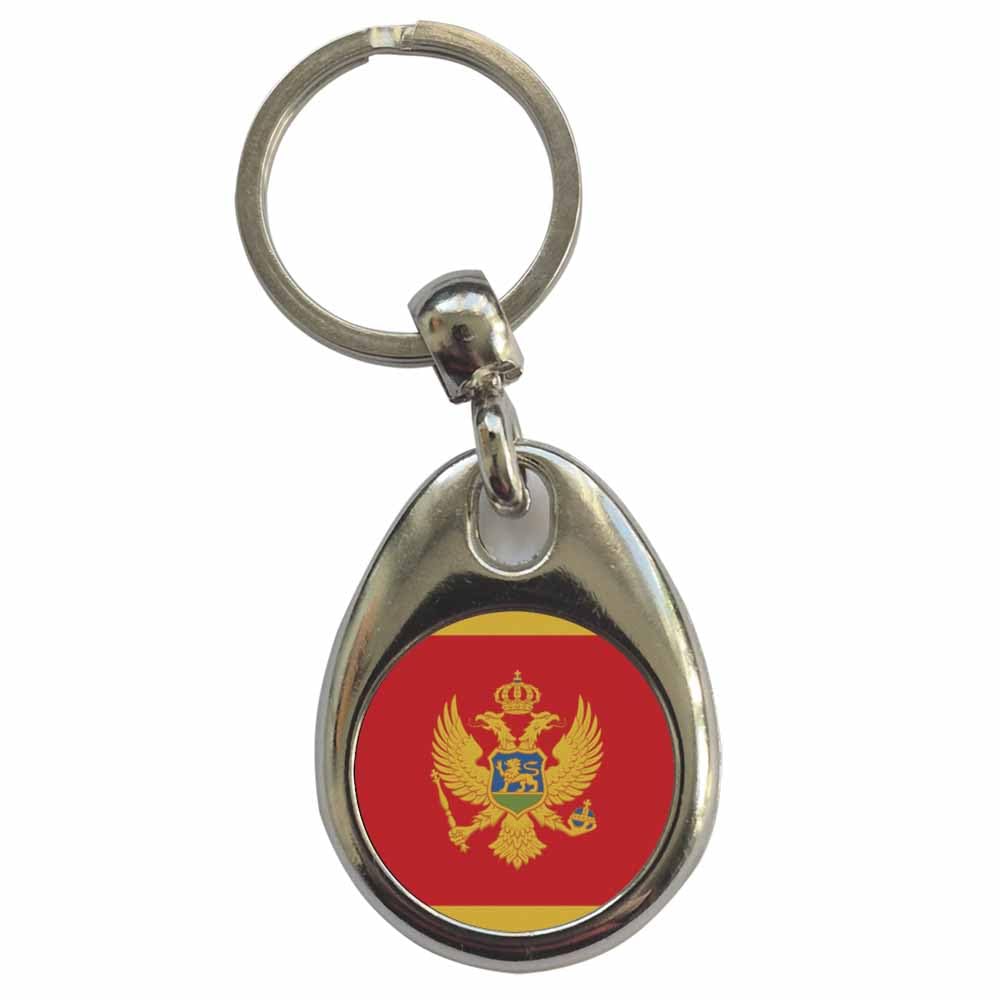 Ozorath Unisex Multicolour Montenegro Flag Keyring